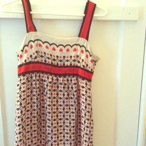 Forever 21 summer dress red hearts very comfy